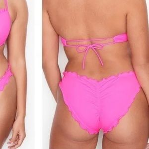 Victoria’s Secret Capri Ruffle Cheeky Swim Bikini Bottoms, brand new with tags!